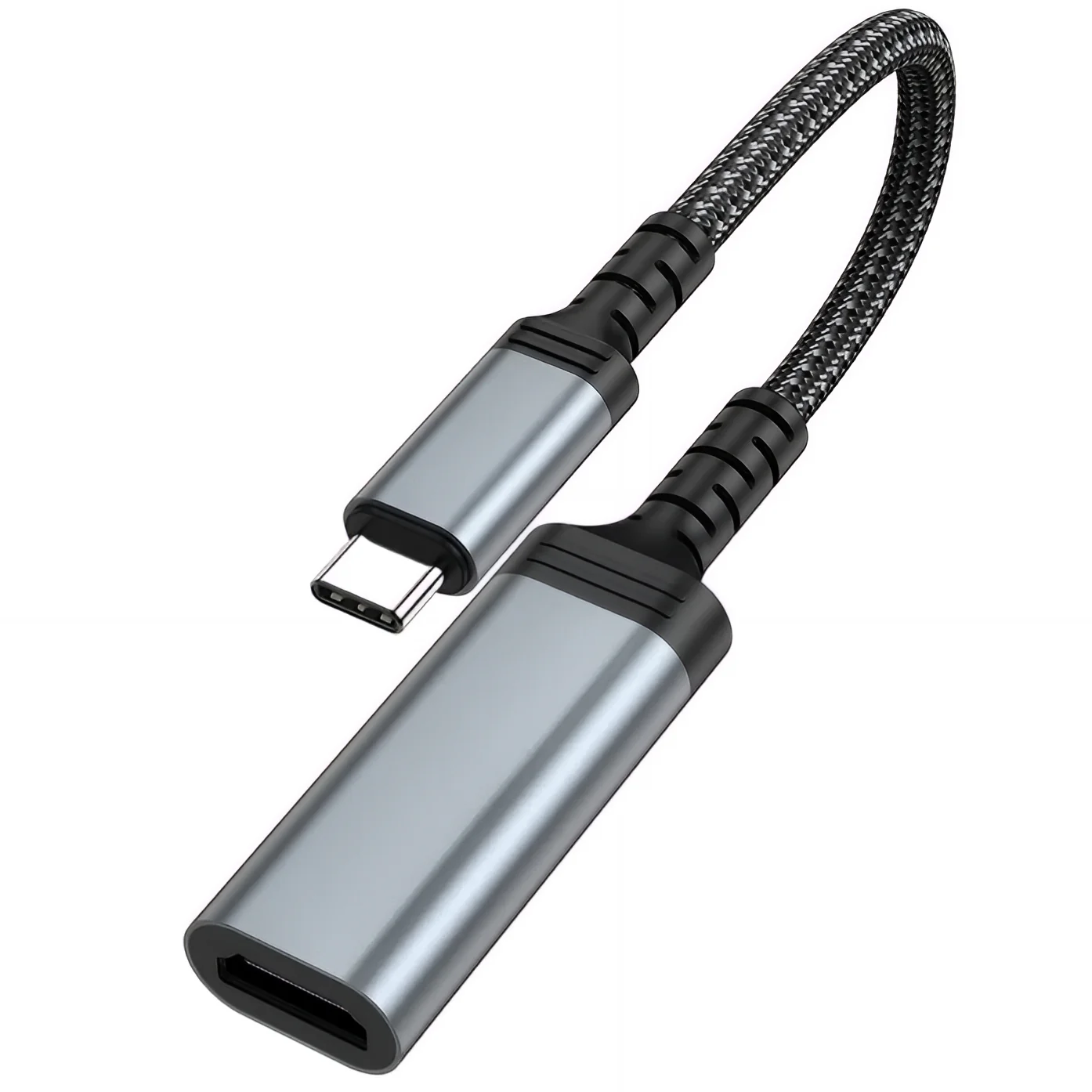 USB-C to HDMI Audio and Video Adapter HOCO UA43A, Gray - Image 4