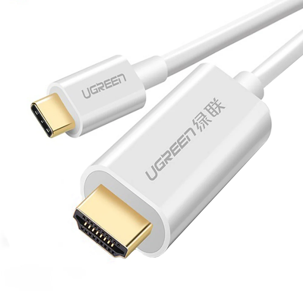USB-C to HDMI Audio and Video Cable UGREEN MM121, 1.5m, White