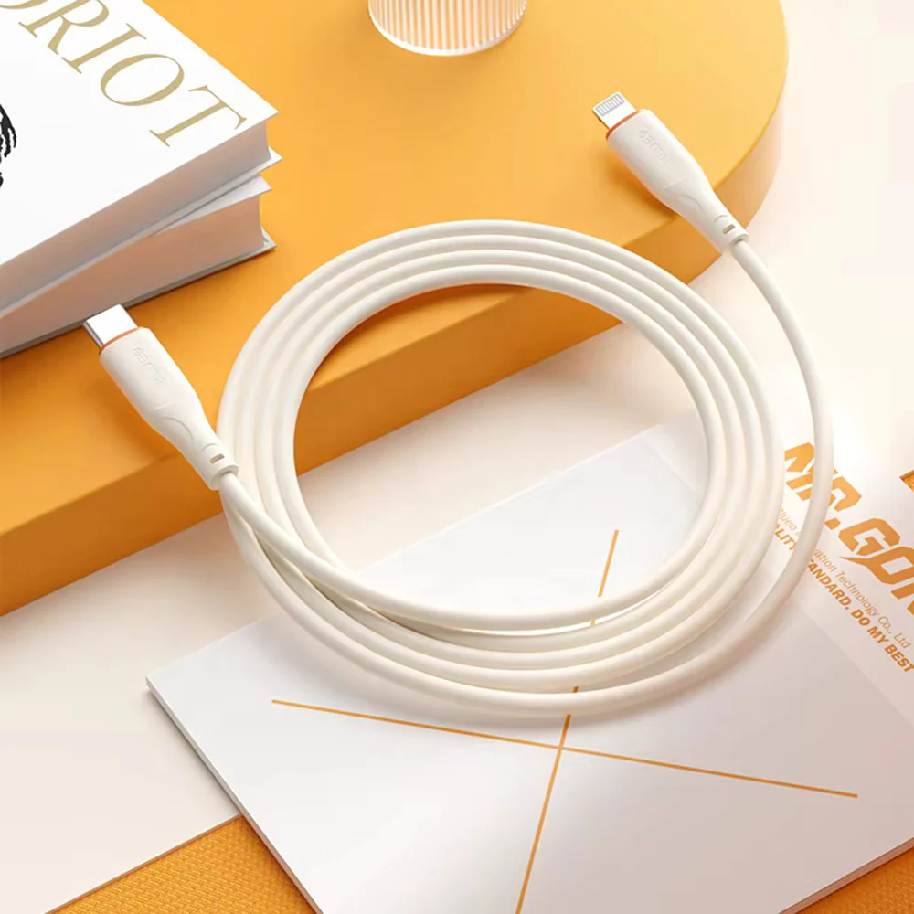 USB-C to Lightning Data and Charging Cable - Blueo Ape Legend, 20W, 1.5m, Grey - Image 5