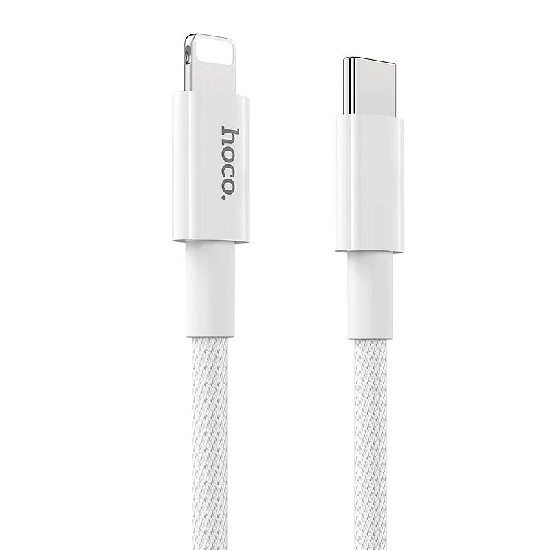 USB-C to Lightning Data and Charging Cable HOCO X56, 20W, 1m, White