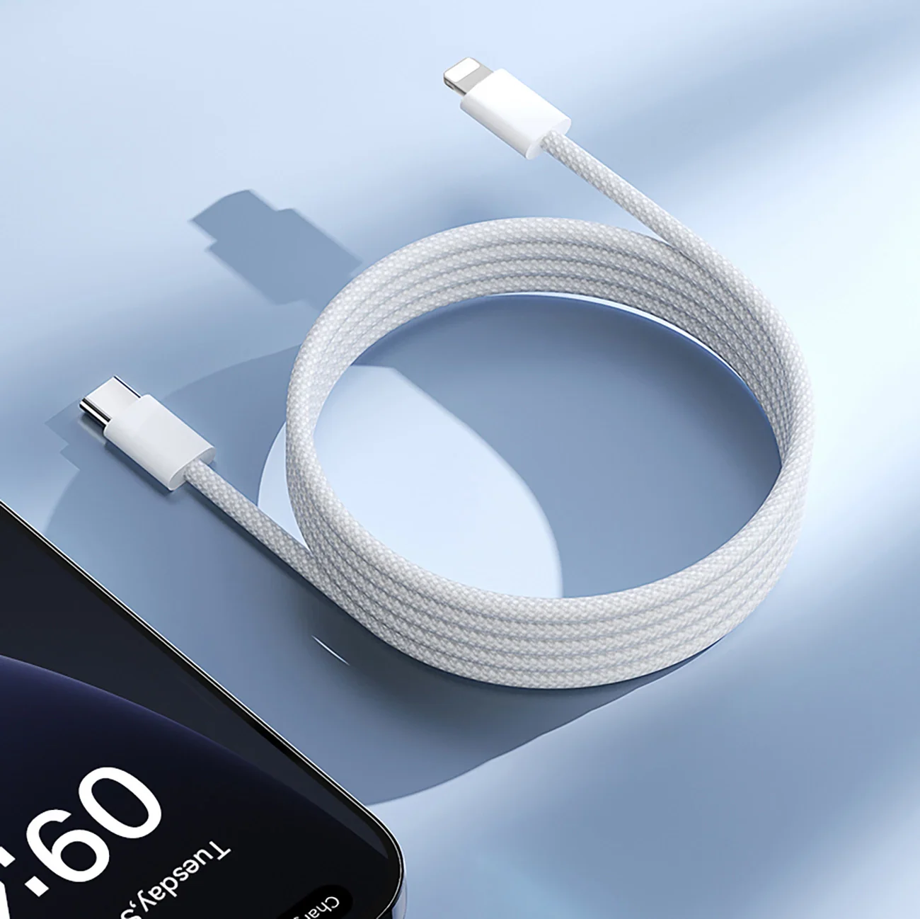 USB-C to Lightning Data and Charging Cable Joyroom S-A45, 30W, 1m, White - Image 7