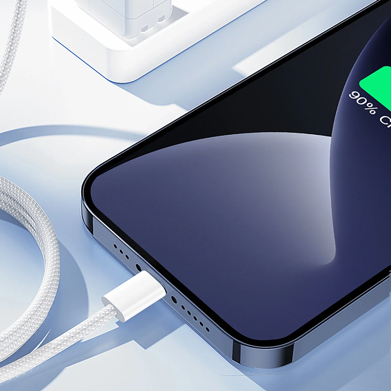 USB-C to Lightning Data and Charging Cable Joyroom S-A45, 30W, 1m, White - Image 8