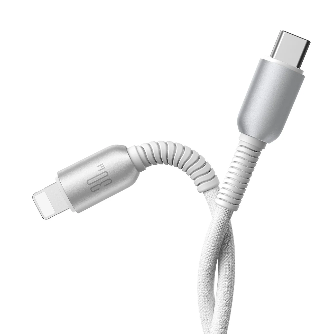 USB-C to Lightning Data and Charging Cable Joyroom S-A51, 30W, 1.2m, Gray - Image 4