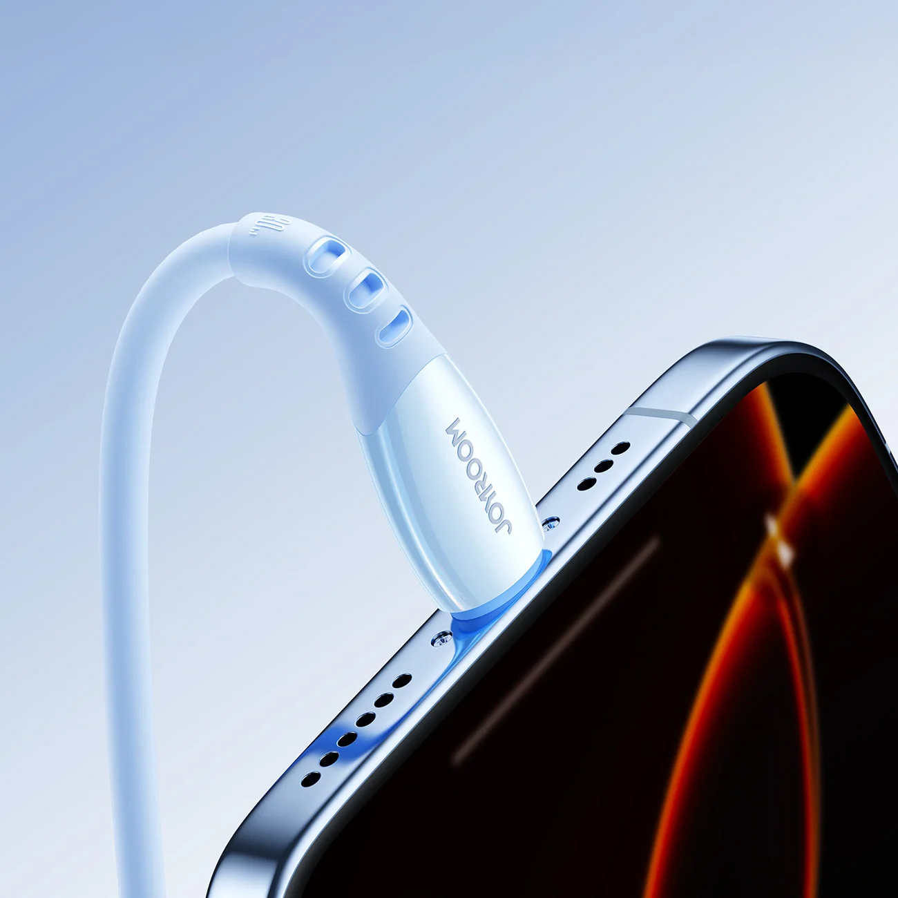 USB-C to Lightning Data and Charging Cable Joyroom S-A59 Vibrant, 30W, 1.2m, Blue - Image 6