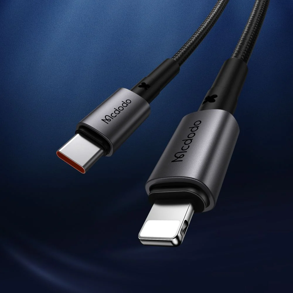 USB-C to Lightning McDodo CA-2850 Data and Charging Cable, 36W, 1.2m, Black - Image 4