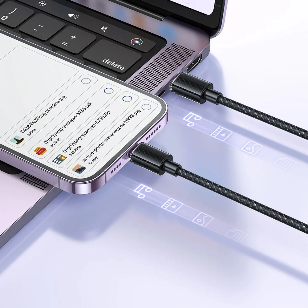 USB-C to Lightning McDodo CA-3660 Data and Charging Cable, 36W, 1.2m, Black - Image 6