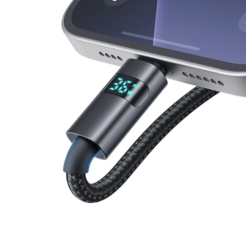 USB-C to Lightning McDodo CA-6570 Display Data and Charging Cable, 36W, 1.2m, Black - Image 4