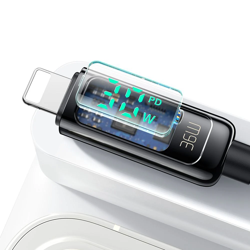 USB-C to Lightning McDodo CA-8810 Data and Charging Cable, 36W, 1.2m, Black - Image 5