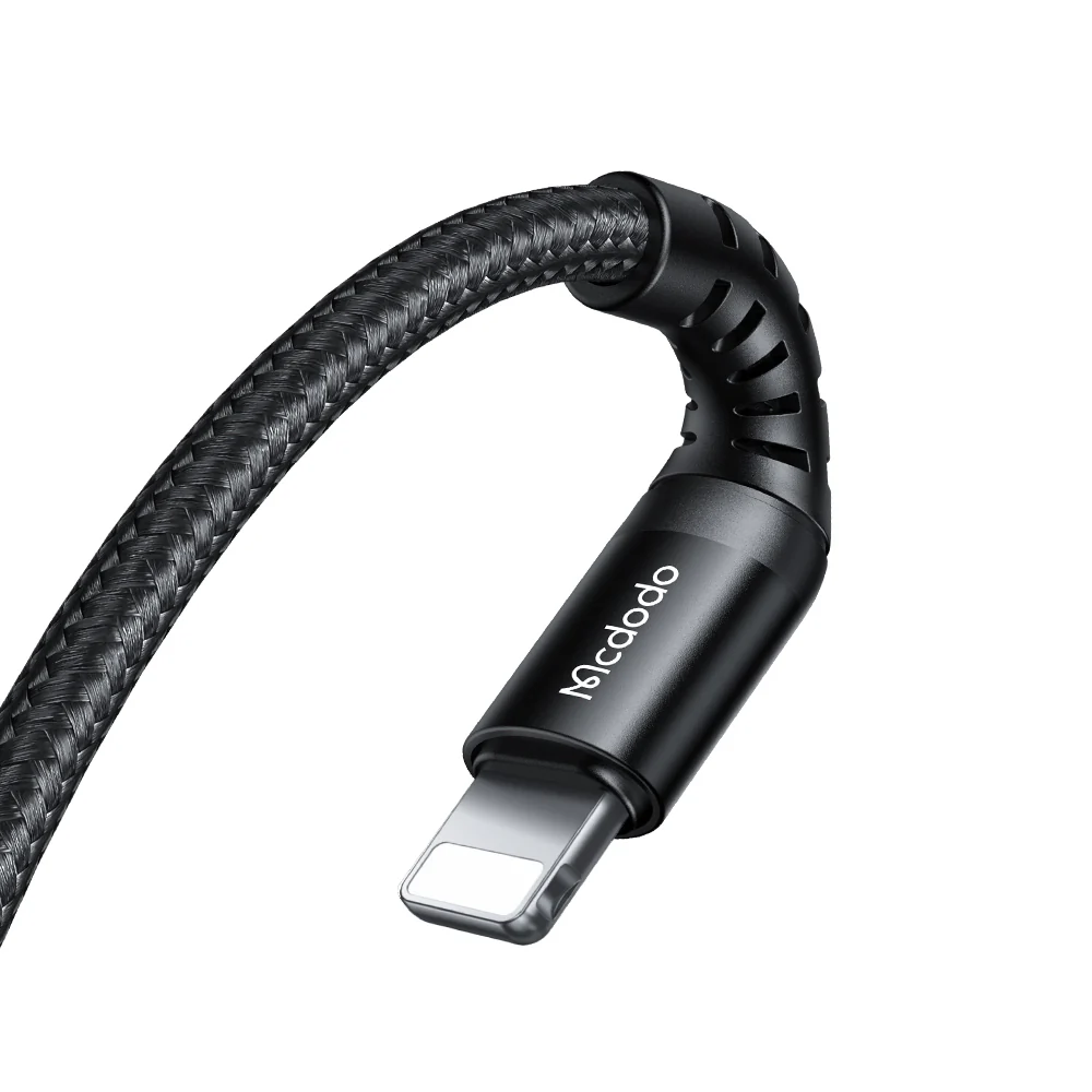 USB-C to Lightning McDodo Data and Charging Cable CA-5631, 36W, 1m, Black - Image 3