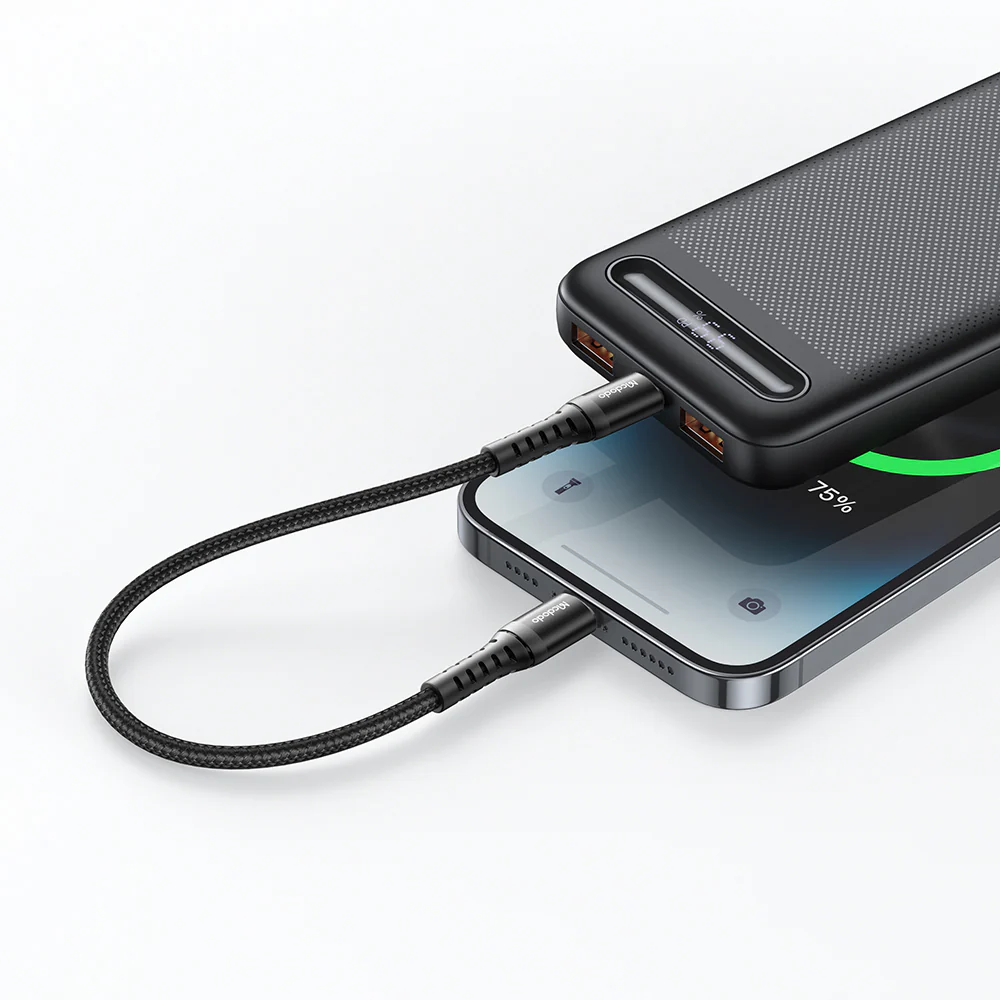 USB-C to Lightning McDodo Data and Charging Cable CA-5631, 36W, 1m, Black - Image 5