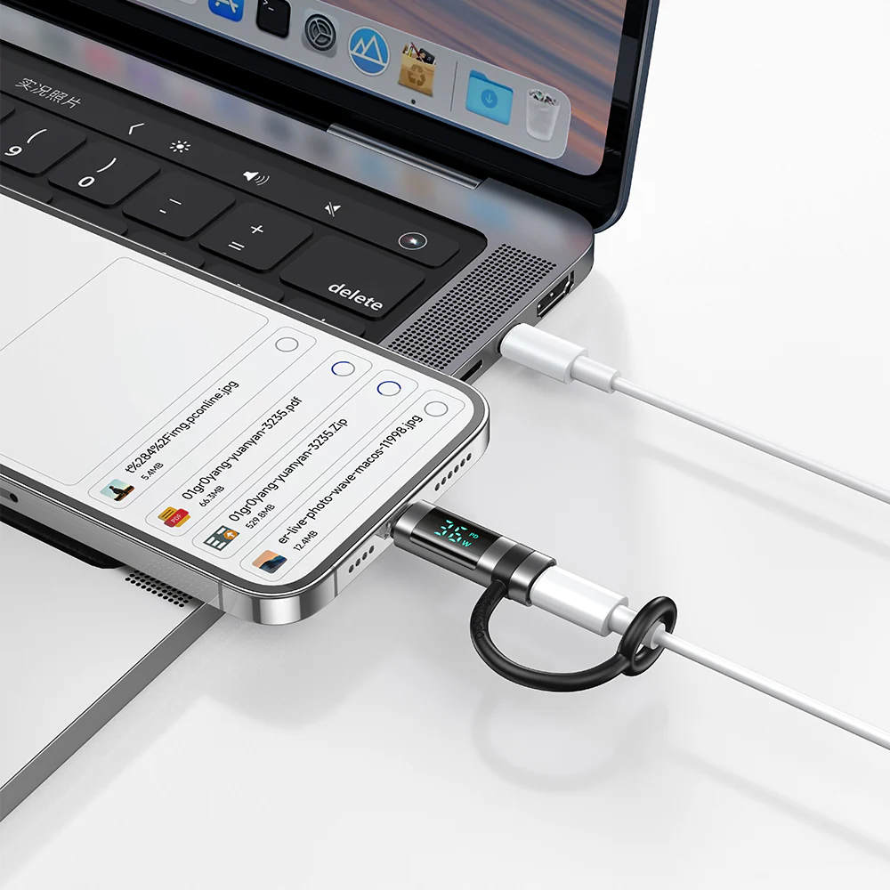 USB-C to Lightning McDodo OT-2610 Pigeon Display Adapter, Black - Image 5