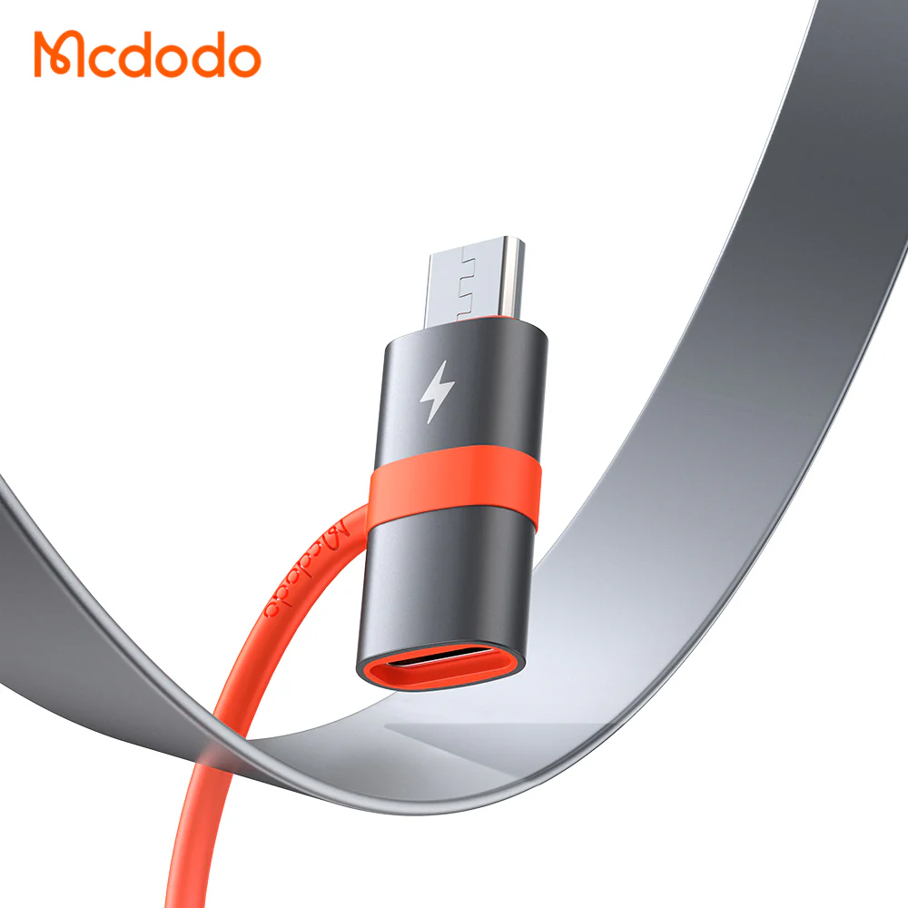 USB-C to microUSB Data and Charging Adapter McDodo OT-3820, Gray - Image 3