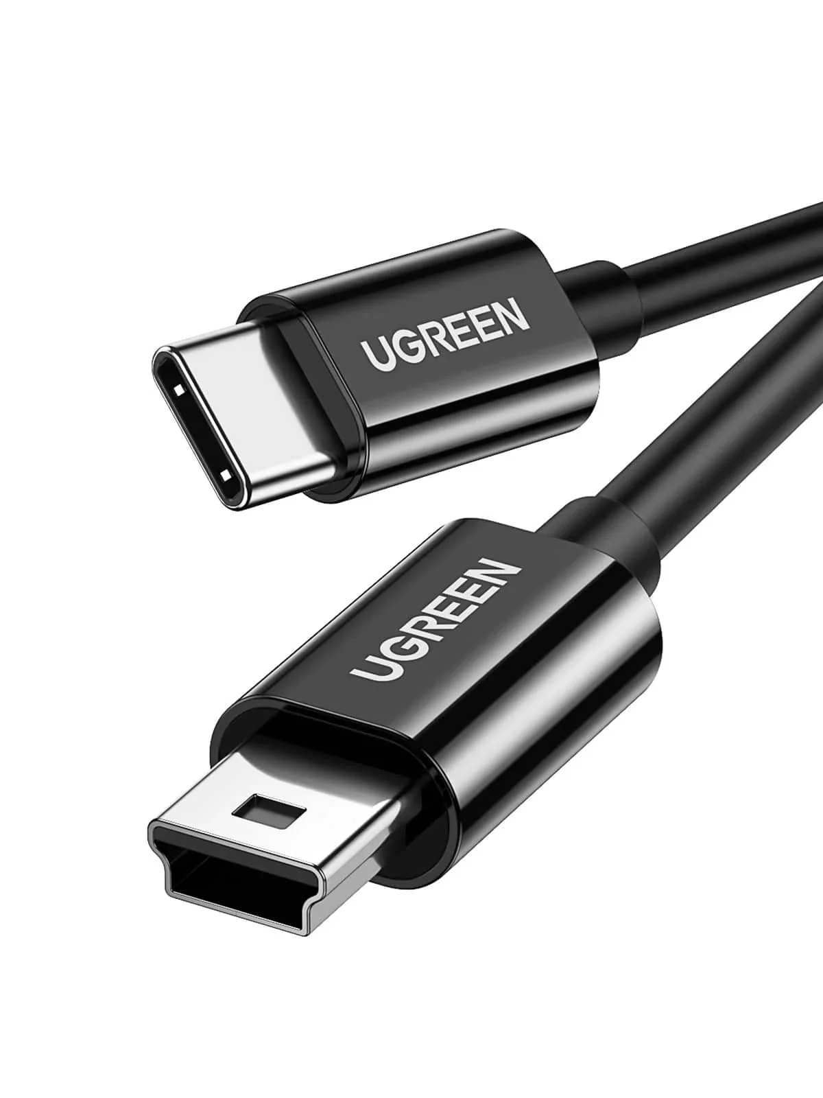USB-C to miniUSB Data and Charging Cable UGREEN US242, 18W, 1m, Black - Image 4