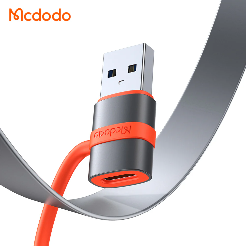 USB-C to USB-A Data and Charging Adapter McDodo OT-3800, Gray - Image 2