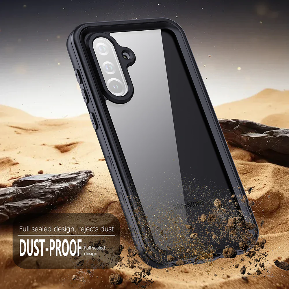 Waterproof Case for Samsung Galaxy A36 A366, ShellBox, Black - Image 4