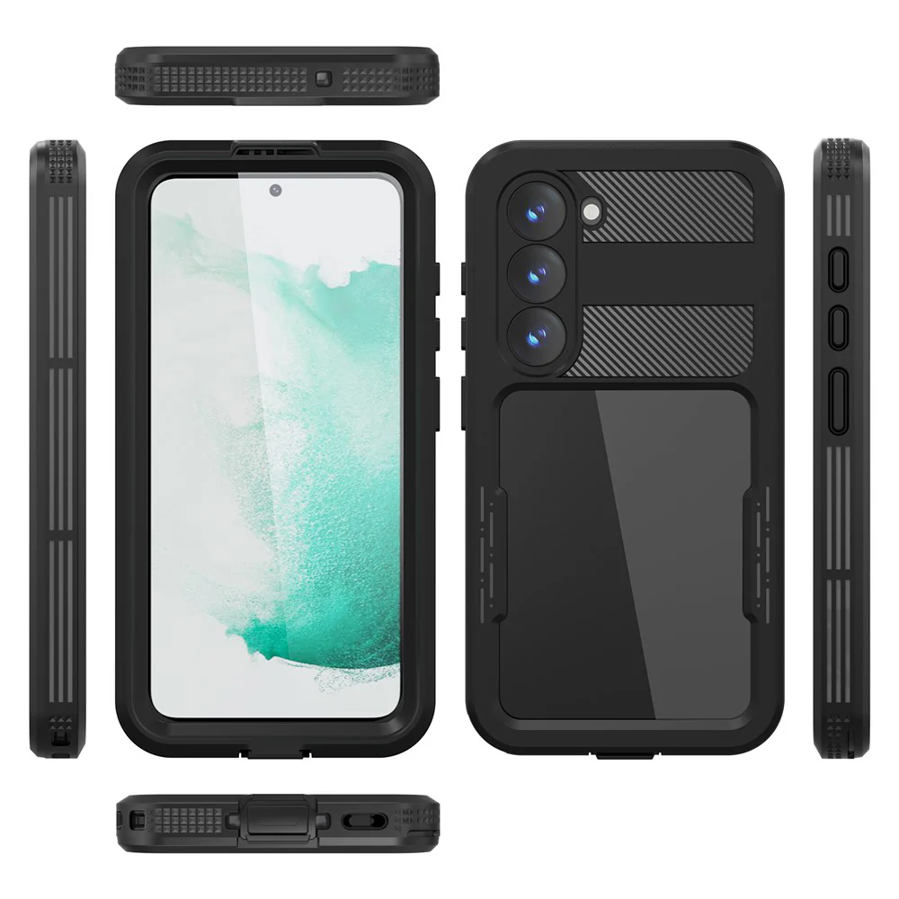 Waterproof Case for Samsung Galaxy S26 S942, ShellBox, Black - Image 2