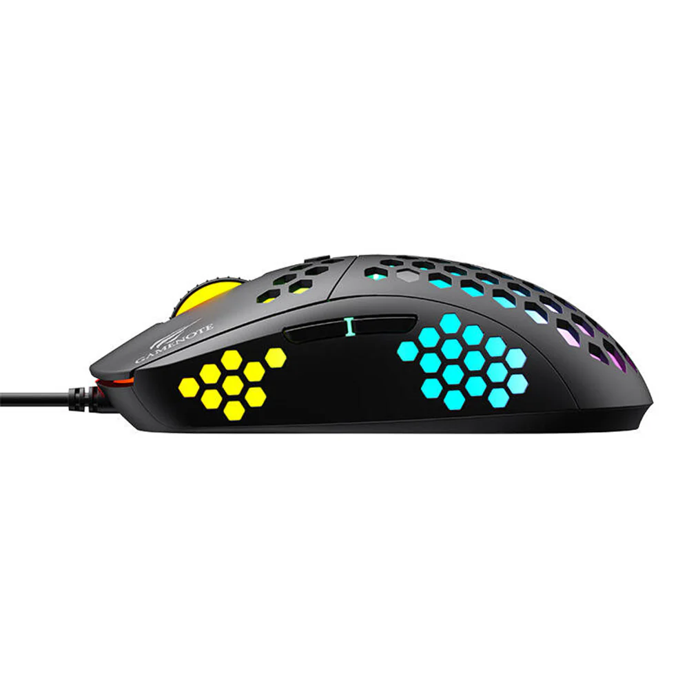 Wired USB Gaming Mouse HAVIT MS1032, RGB, 800DPI - 6400DPI, Black - Image 4