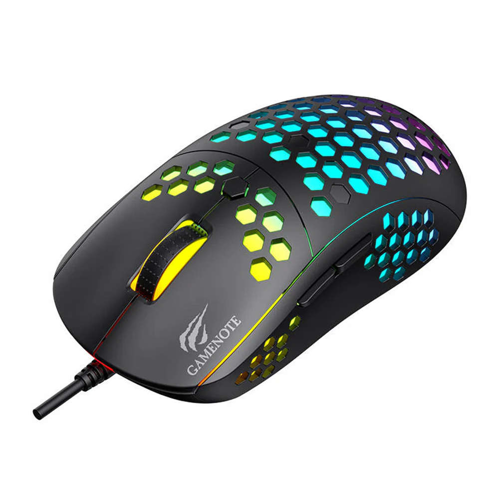 Wired USB Gaming Mouse HAVIT MS1032, RGB, 800DPI - 6400DPI, Black - Image 5
