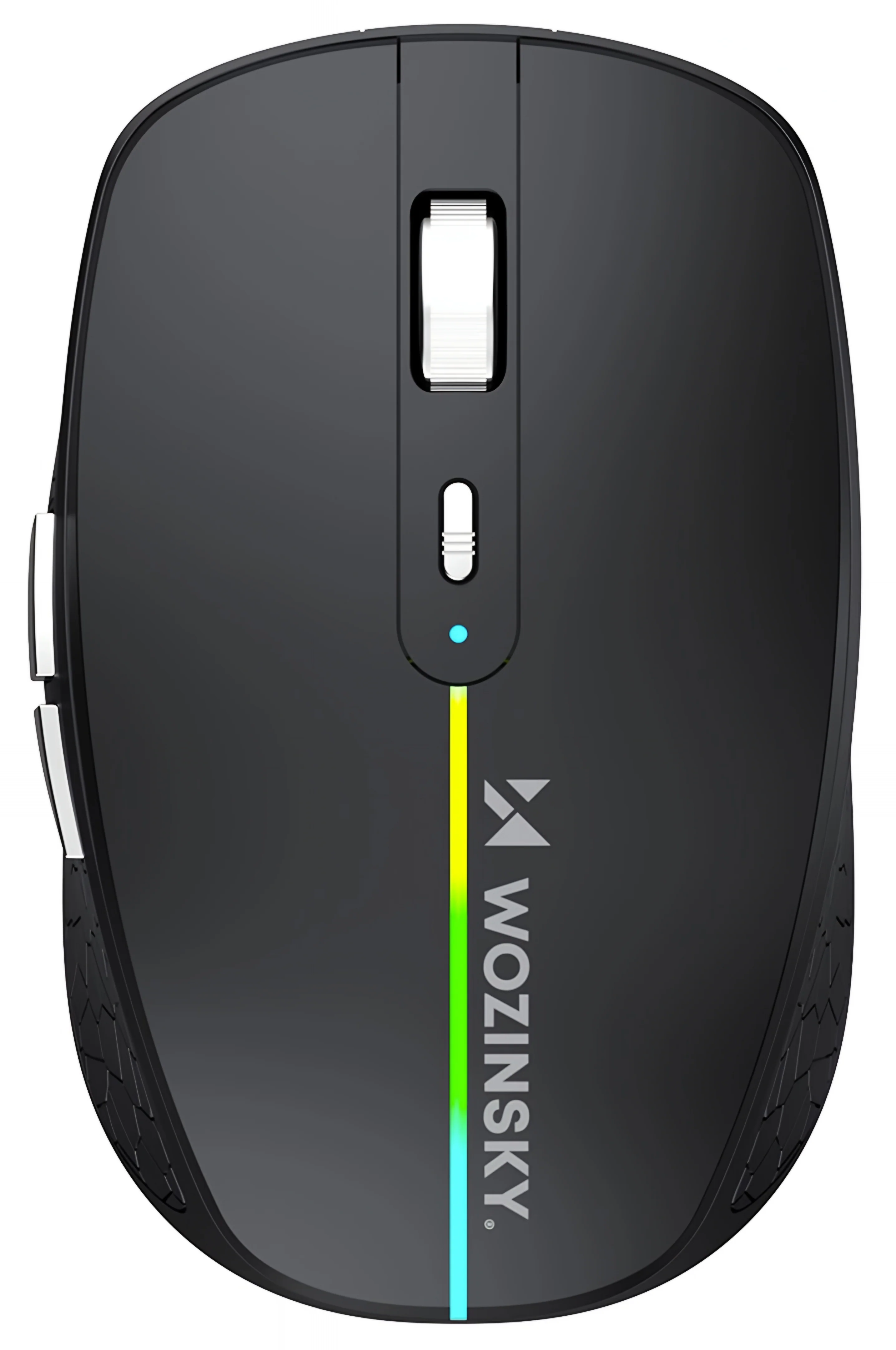 Wireless Gaming Mouse WZK WMGK-1132, 1600DPI, RGB, BT / Wi-Fi, Black - Image 2