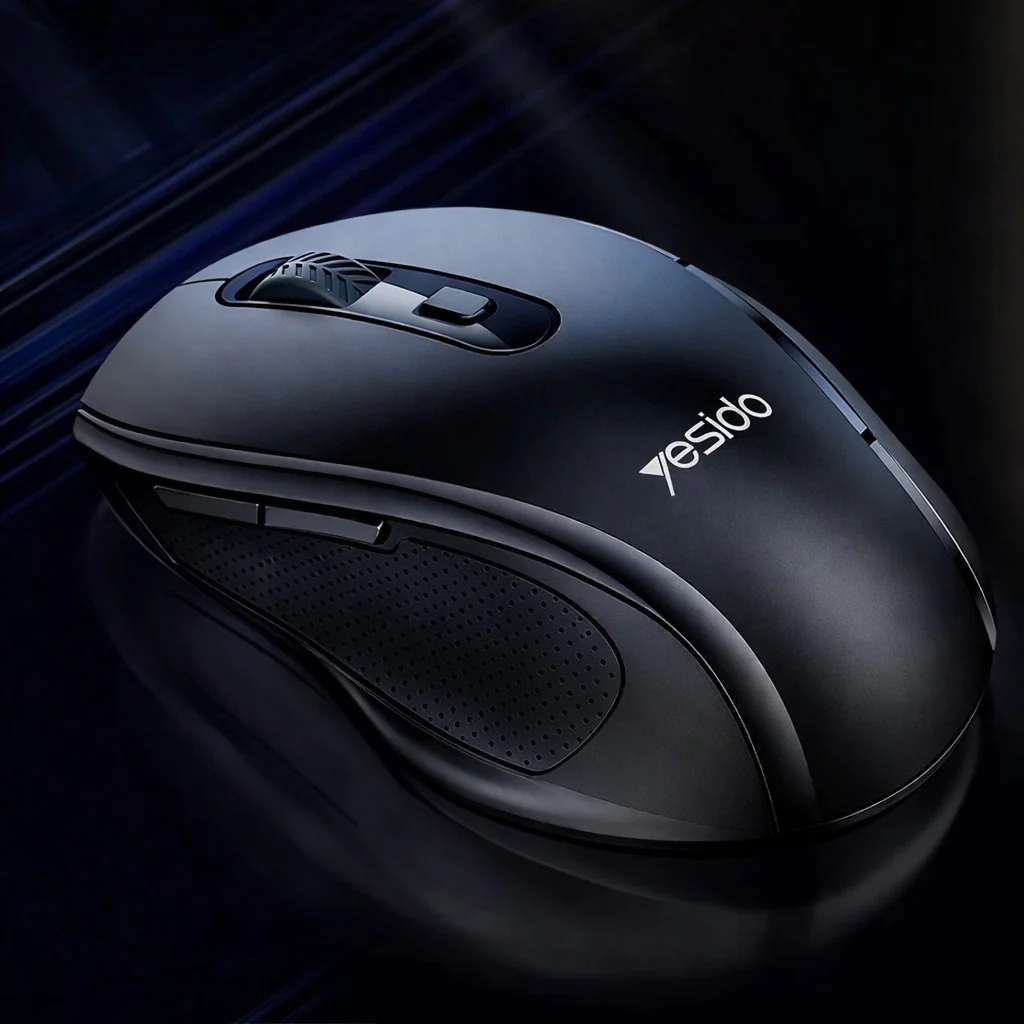 Wireless Mouse Yesido KB45, 800DPI - 1600DPI, Black - Image 3