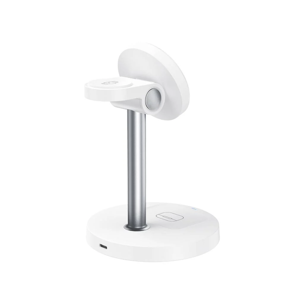 Wireless Network Charger XO Design CX038 3in1, 15W, 1.67A, White - Image 2