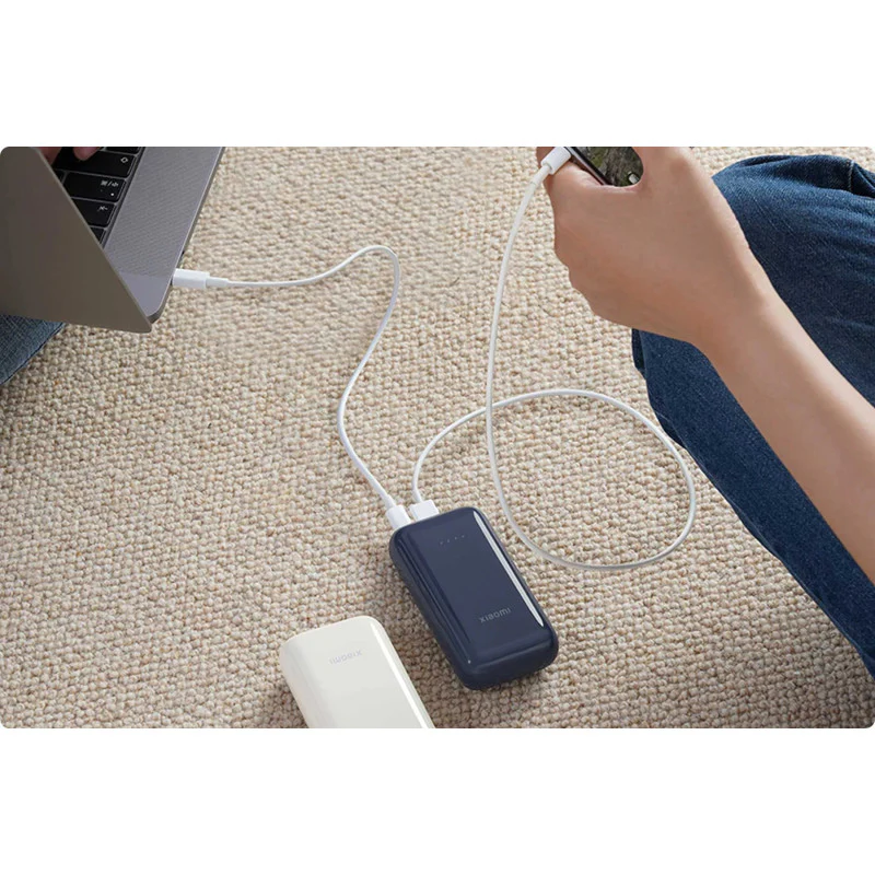 Xiaomi External Battery, 10000mAh, 33W, QC + PD, 1 x USB-A - 1 x USB-C, Navy Blue BHR5785GL - Image 4