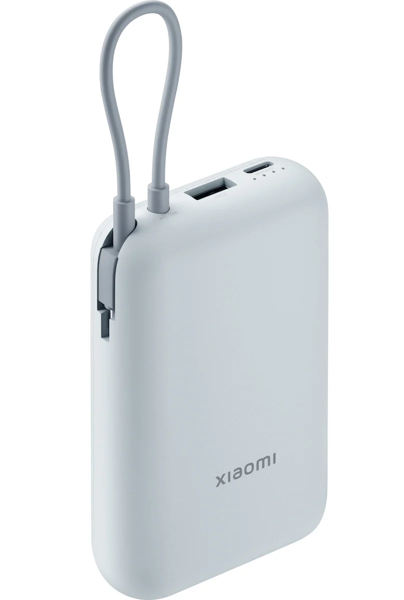 Xiaomi Pocket External Battery, 10000mAh, 22.5W, QC + PD, 1 x USB-A - 2 x USB-C, Blue BHR9073GL - Image 2