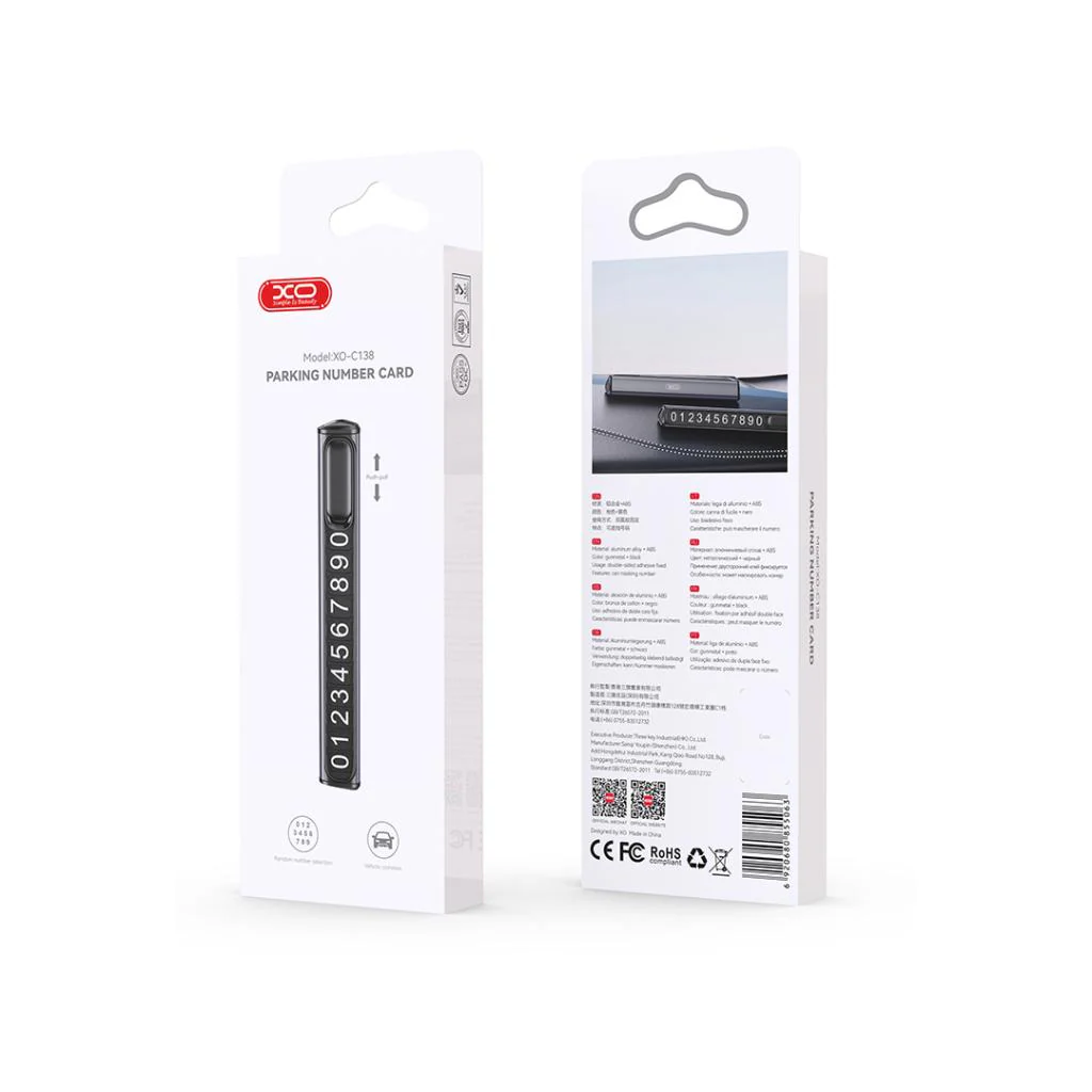 XO Design C138 Car Phone Number Holder - Image 7