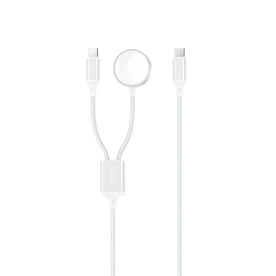 XO Design CX030 Wireless Charger for Apple Watch Series, USB-C, White
