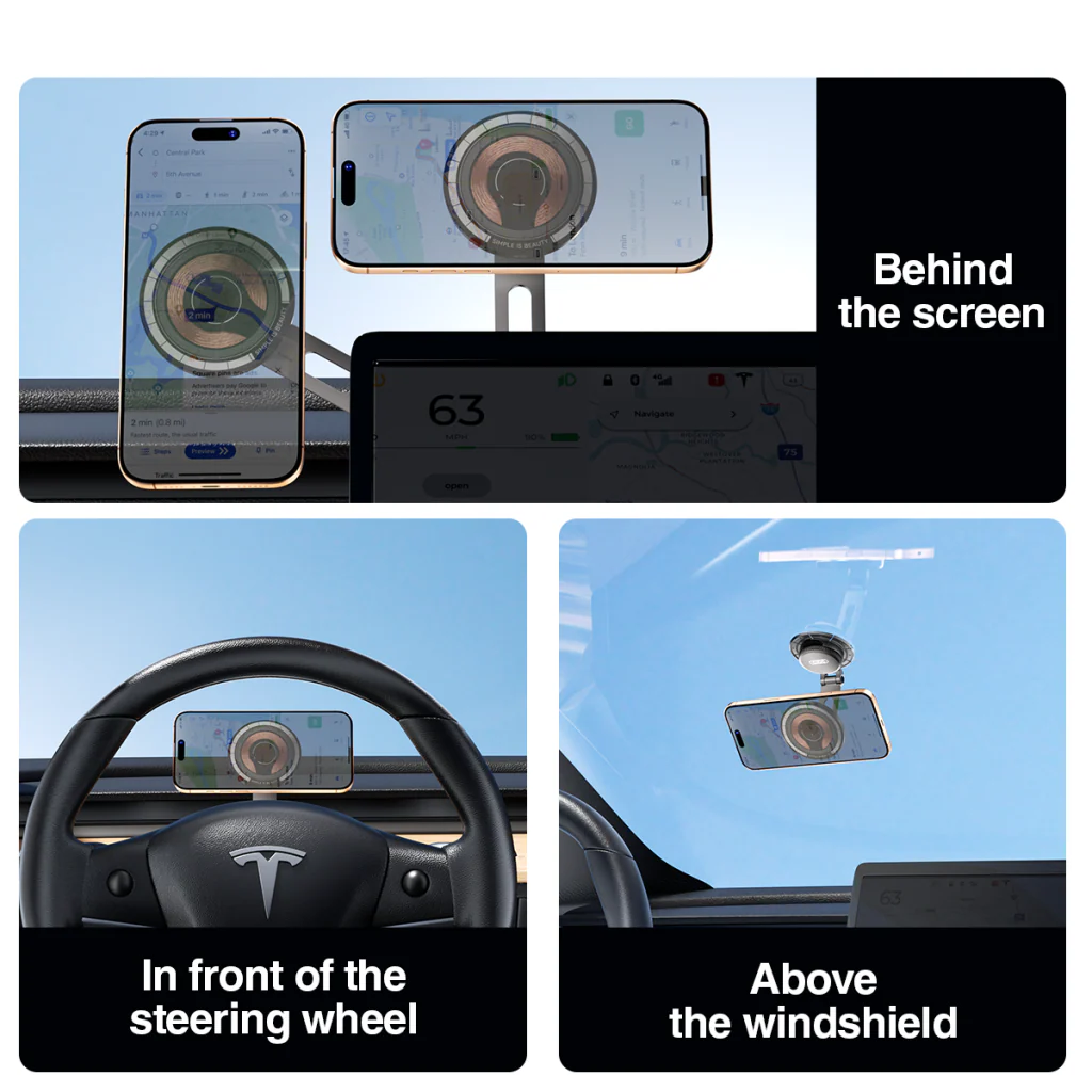 XO Design CX036 Wireless Car Charger, 15W, 1.67A, Black - Image 14