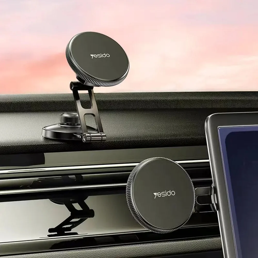 Yesido C199 Magnetic Car Holder, Universal, Grey - Image 2