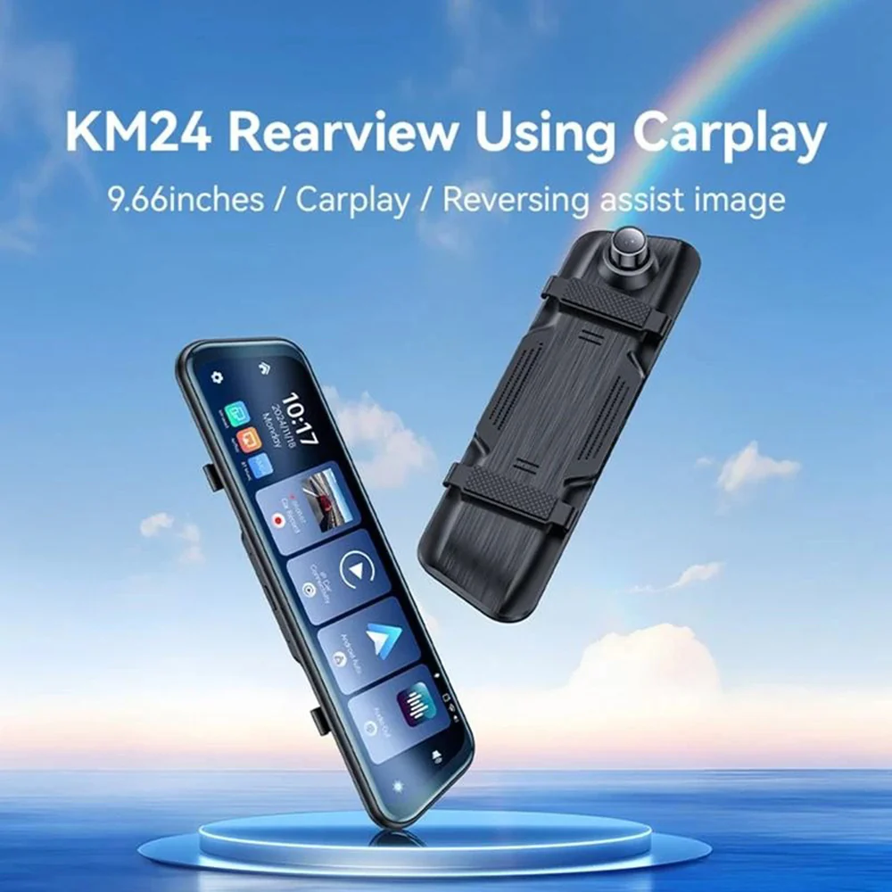 Yesido KM24 Car Camera with Carplay / Android Auto, 4K, 9.66inch Display - Image 3