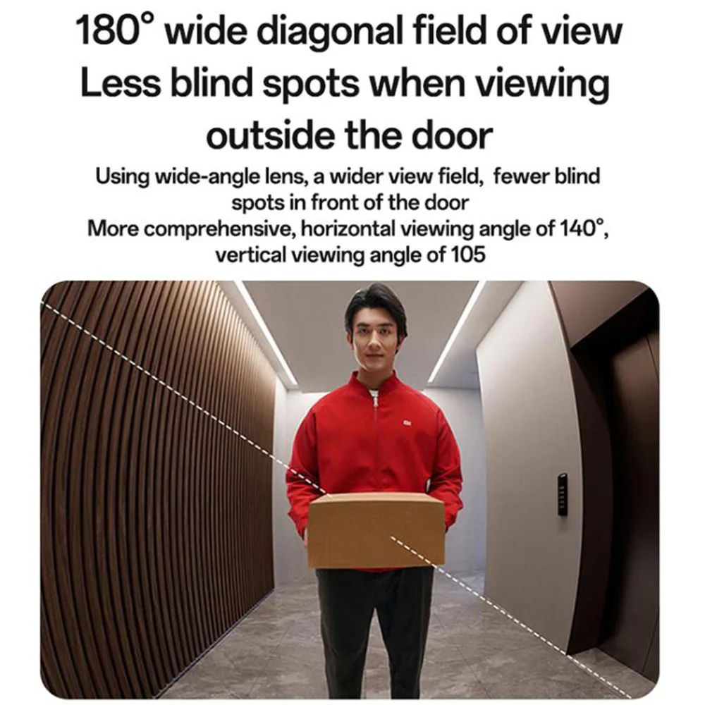 Yesido KM27 Doorbell, Wi-Fi, 2K - Image 3