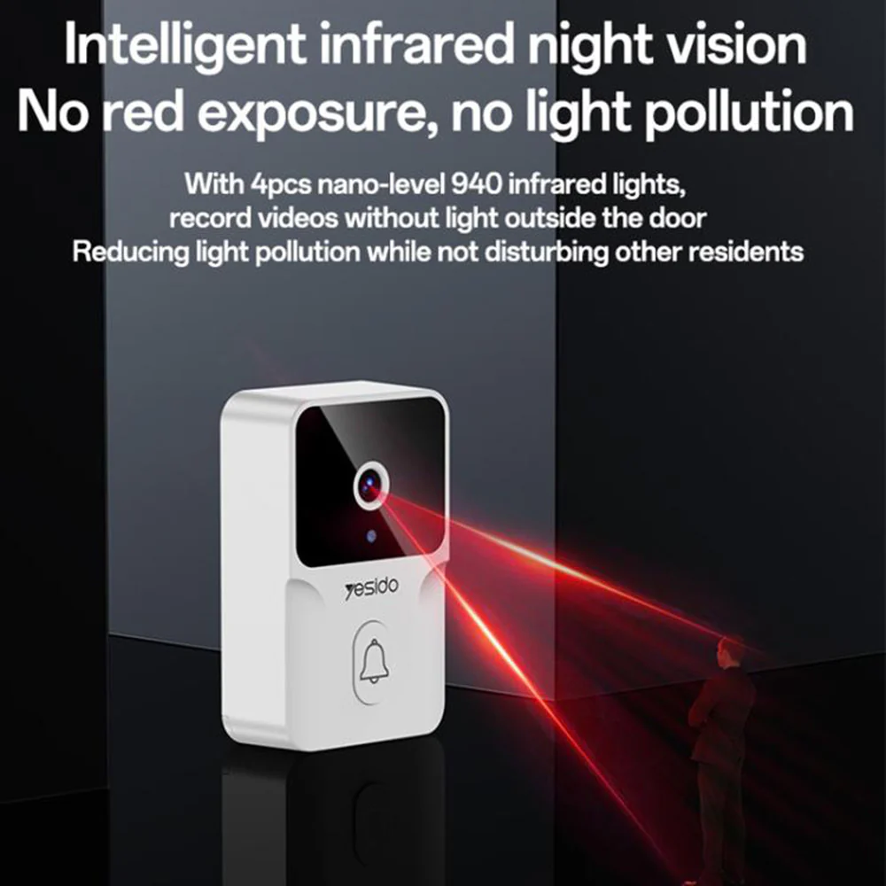 Yesido KM27 Doorbell, Wi-Fi, 2K - Image 9
