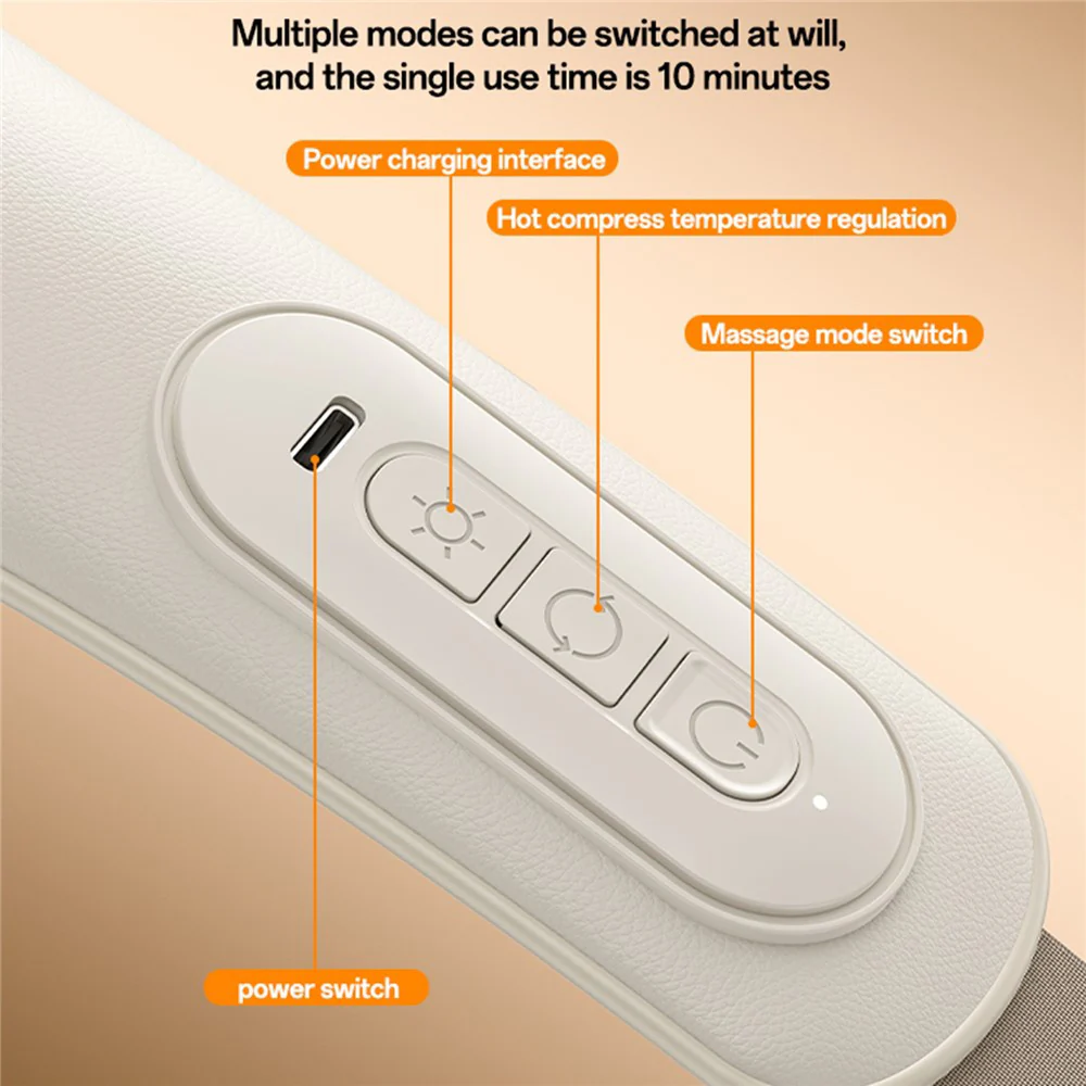 Yesido MG11 Neck Massage Device, Beige - Image 5