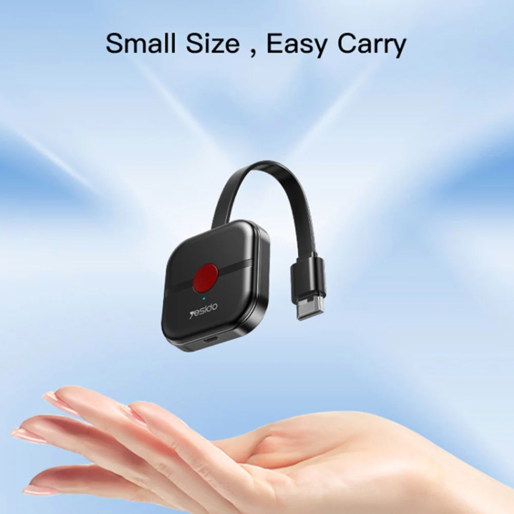 Yesido TV10 Black Wireless Multimedia Adapter - Image 5