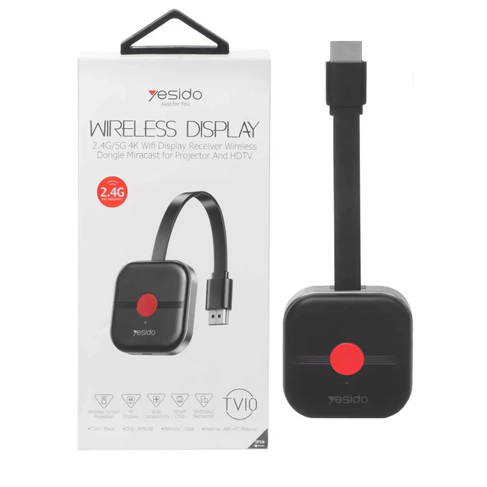 Yesido TV10 Black Wireless Multimedia Adapter - Image 7